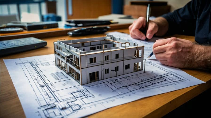 Default BUILDING FACTORY PLAN LAYOUTS Drafting 2d cad drawing 4